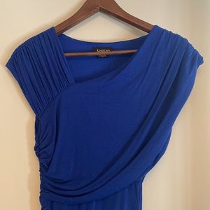 BEBE Blue jersey dress - ladies small